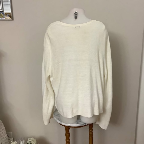 J.Jill Linen blend cardigan XL - Picture 3 of 4